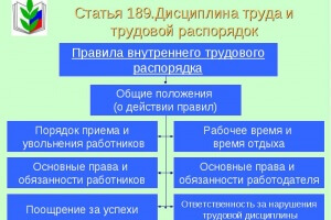 правила внутреннего трудового распорядка