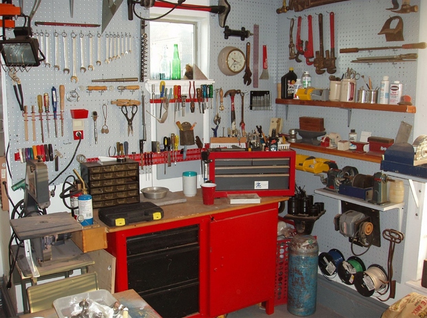Эффективное использование места для мастерской или гаража DIY Идеи Сделай сам