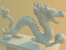 3D модель Статуэтка "Китайский дракон" 