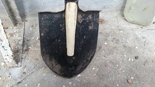 Как насадить черенок на лопату