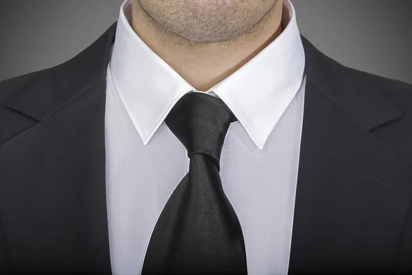 Крупным планом вид пиджак и галстук — стоковое фото
