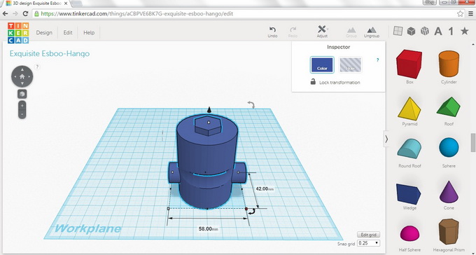 Tinkercad — бесплатный и простой в освоении редактор в браузере для создания 3D-моделей